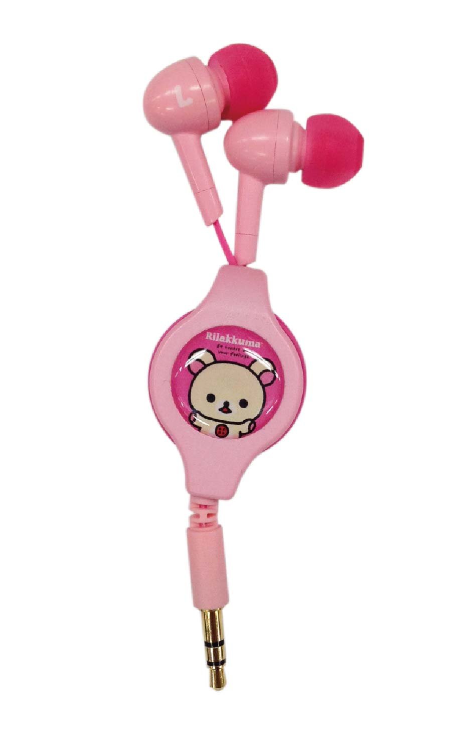 コリラックマ　耳型　ヘッドホン　★ Amazon.co.jp: グルマンディーズ リラックマ リール式イヤホン